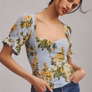 Reformation x Anthropologie Delvan Top